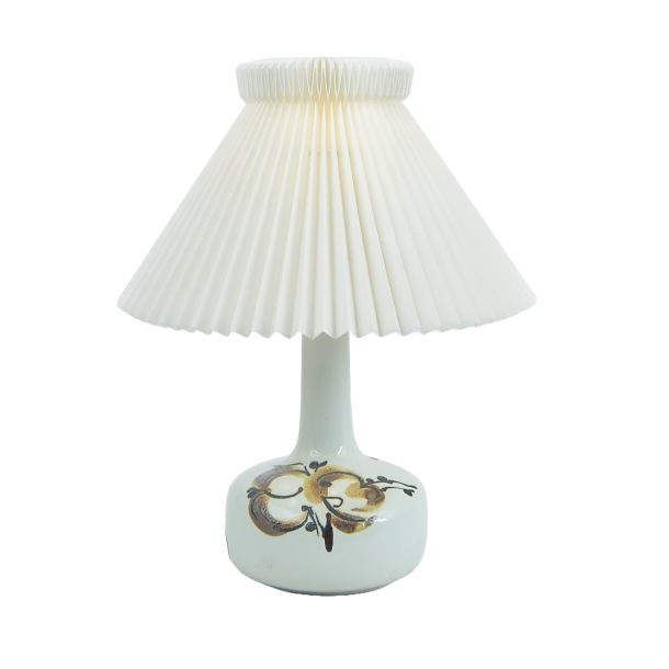 Bordlampe i Baca serien. 3706. 29 cm. Royal Copenhagen.