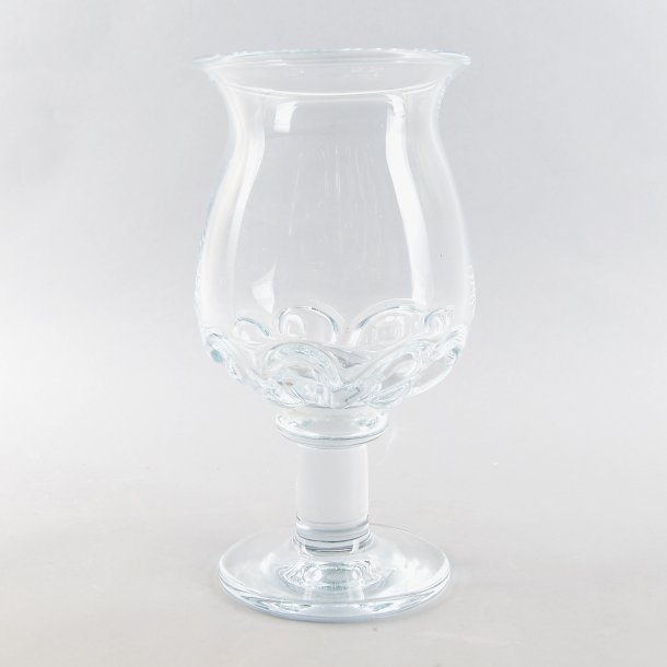 Banquet Vase. 25 cm. Holmegaard Glasvrk.