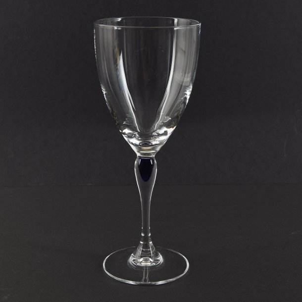 Rdvin. 19,5 cm. Bl Sephir glas. Cristal d'Arques.