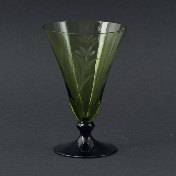Hvidvinsglas. Greta Garbo. 11,5 cm. Holmegaard Glasvrk.