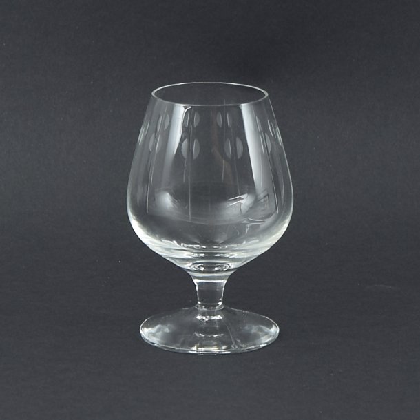 Cognac. 12 cl. 9 cm. Kirsten Pill glas. Holmegaard.