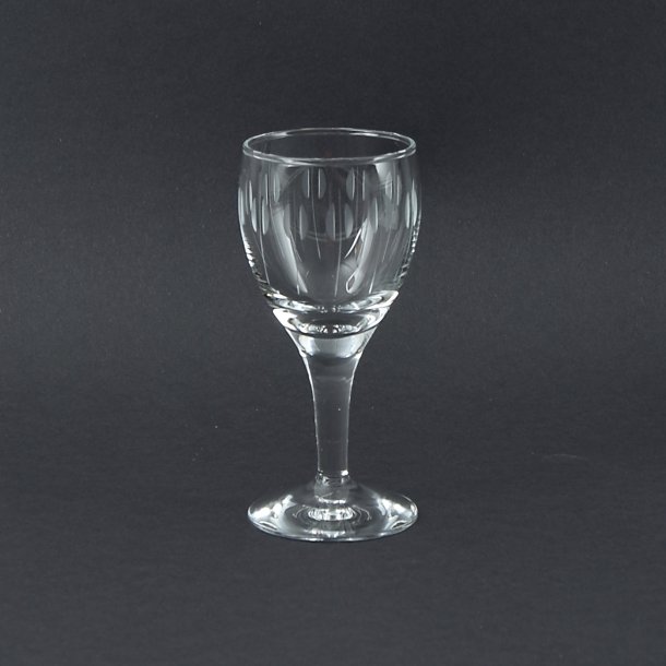 Portvin / sherry. 6,5 cl. 10,5 cm. Kirsten Piil glas. Holmegard Glasvrk.