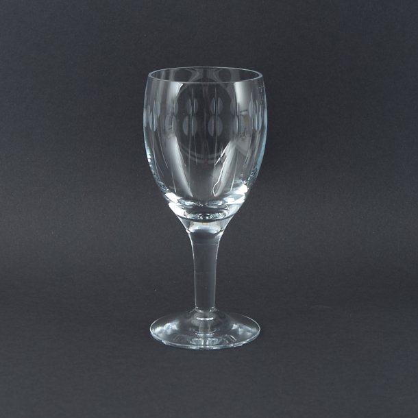 Rdvin. 20 cl. 14,5 cm. Kirsten Piil glas. Holmegard Glasvrk.