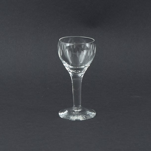 Snaps. 3 cl. 8 cm. Kirsten Piil glas. Holmegard Glasvrk.