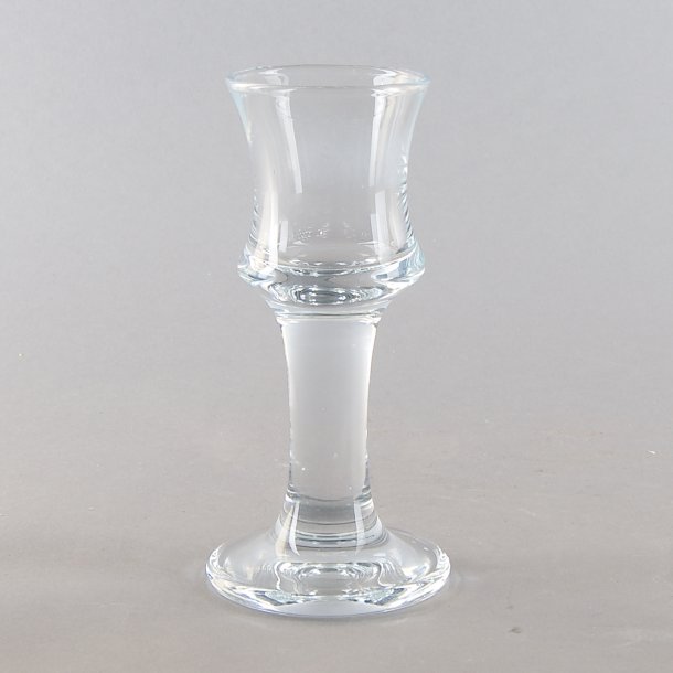 Snaps, hj. 12 cm. 3 cl. Skibsglas. "Skibsdreng" Holmegaard Glasvrk.