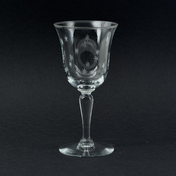 Rdvinsglas. Urania. 15,5 cm. Lyngby Glas.