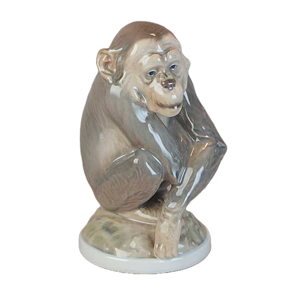 Chimpanse. 1055. 14 cm. Dahl Jensen.