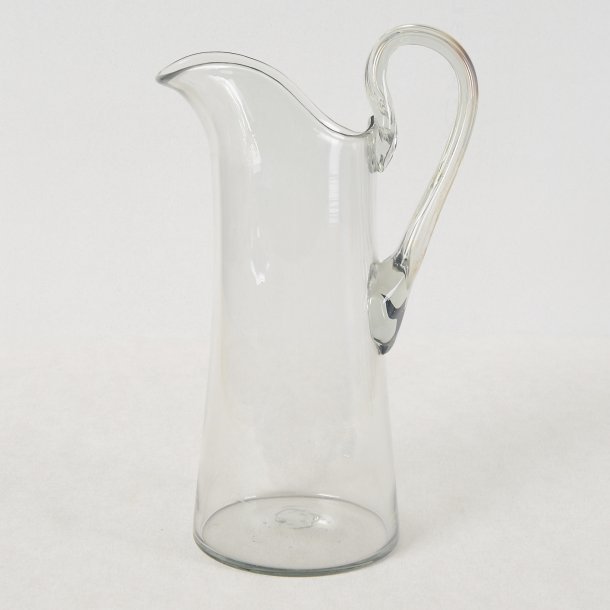 Kande i glas. 27 cm. Holmegaard Glasvrk.