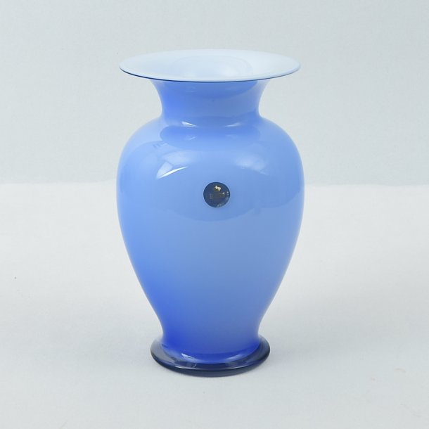 Amfora vase, bl. 20 cm. Holmegaard Glasvrk.