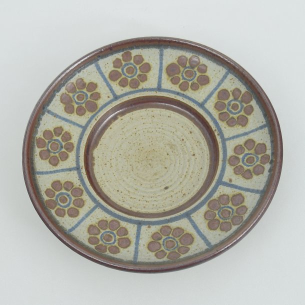 Bordfad, rundt. 6458. 29,5 cm. Michael Andersen Keramik.