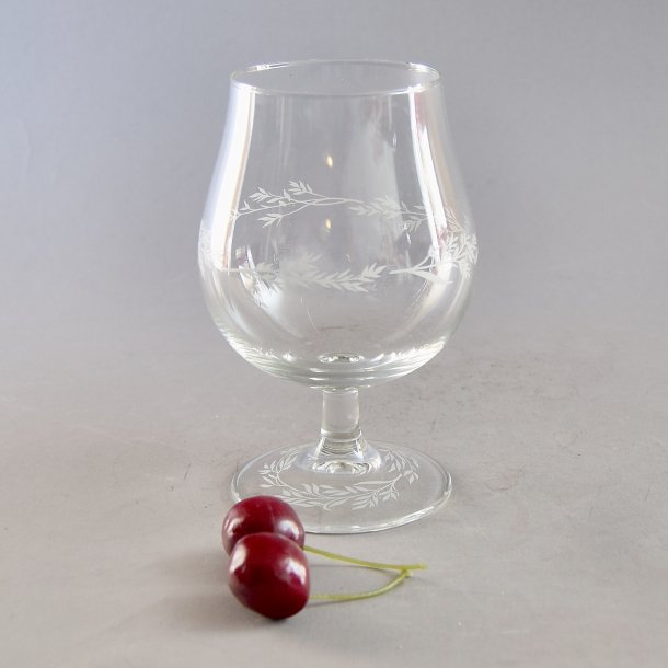 Cognacglas. 13,5 cm. Mads Stage Glas, gammel model.