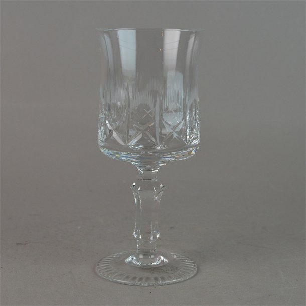 Hvidvin. 13,3 cm. Offenbach glas. Lyngby Glasvrk.