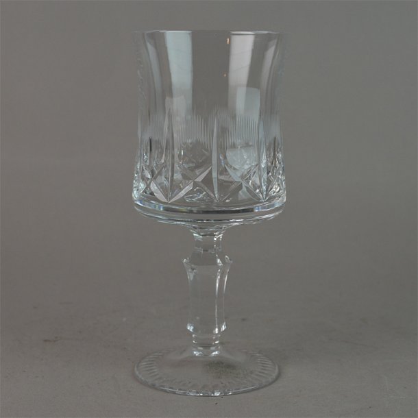 Rdvin. 14,7 cm. Offenbach glas. Lyngby Glasvrk.