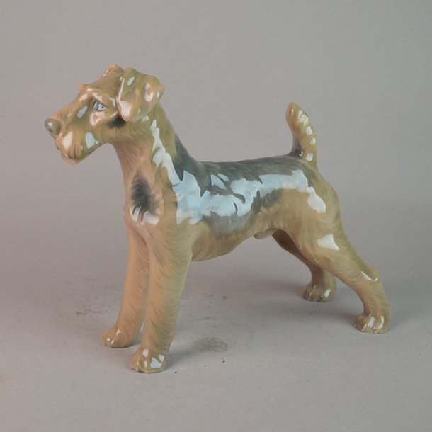 Airedale Terrier. 2030. 23 cm. Bing og Grndahl.