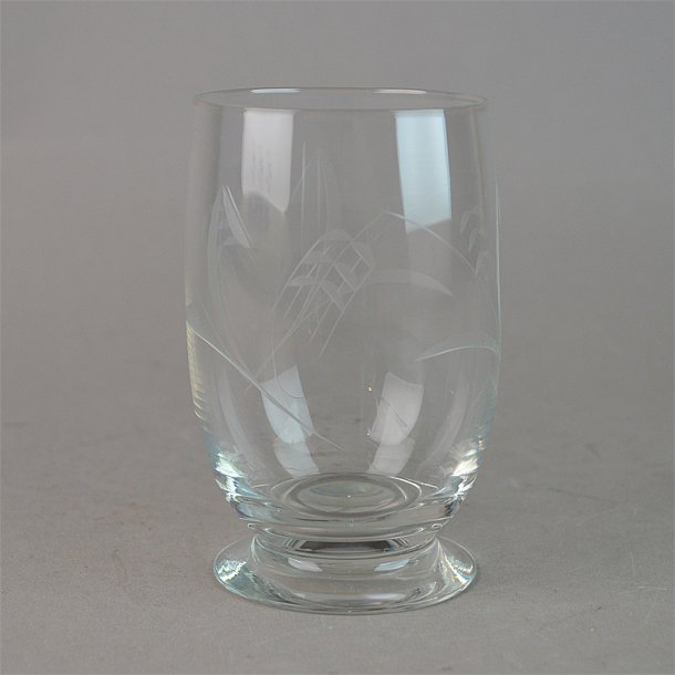 Sodavand. 9 cm. Bygholm glas. Holmegaard Glasvrk.