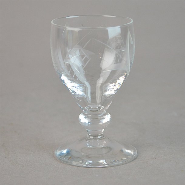 Port / sherry. 8 cm. Bygholm glas. Holmegaard Glasvrk.