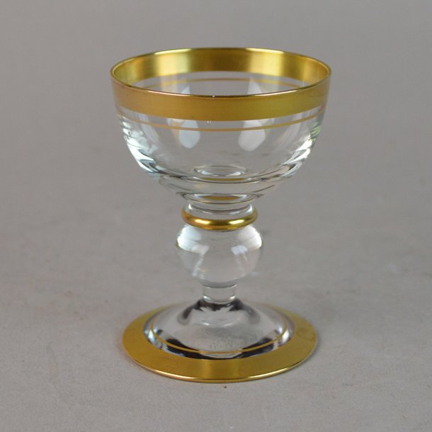 Likrskl. Gyldenholm glas. 7,4 cm. Holmegaard Glasvrk.