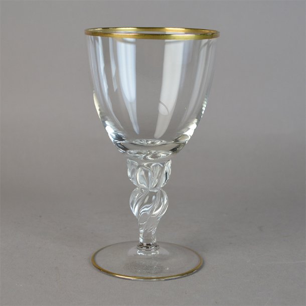 Rdvin. Lyngby glas. 13,3 cm fra Lyngby Glasvrk.