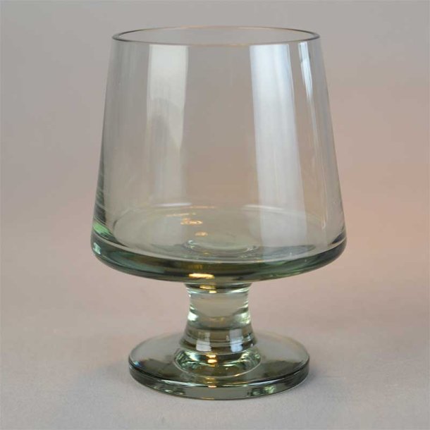 Cognac. Stub glas, smoke. 8 cm. Holmegaard Glasvrk.
