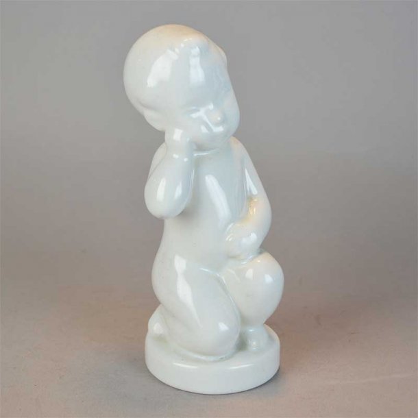 Figur, Peter Klog. 771. 15 cm. Sholm Keramik.