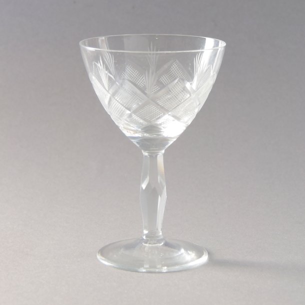 Snaps. 7,5 cm. Wien Antik glas. Lyngby Glas.