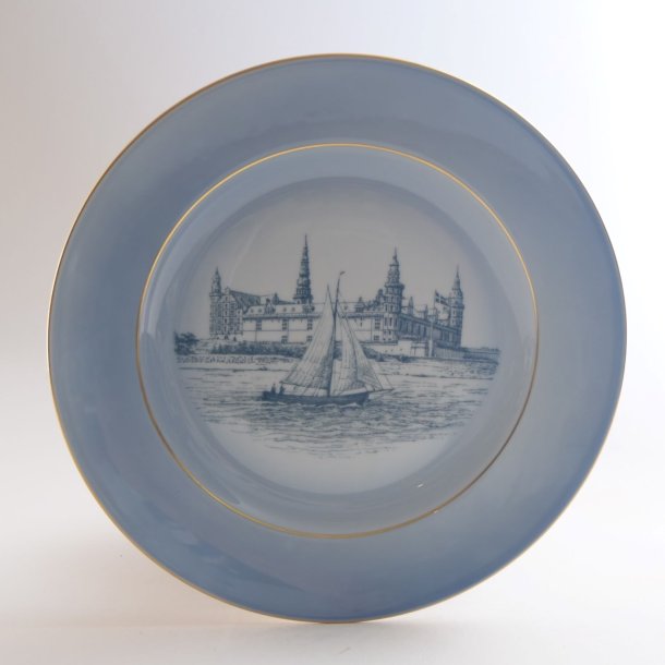 Frokosttallerken. nr. 326. 21 cm. Kronborg. Slotsstellet. Bing og Grndahl.