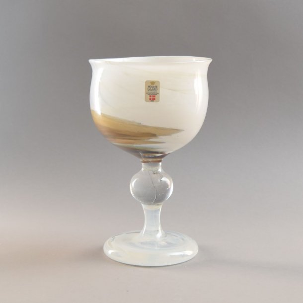 Cascade Opsats. 19 cm. Cascada Kunstglas. Holmegaard Glasvrk.